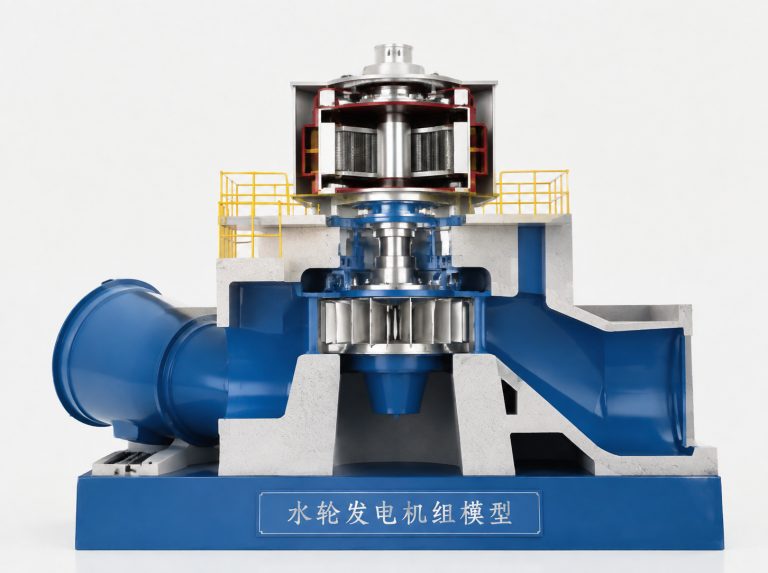 海西蒙古族藏族自治州水轮发电机组剖视模型